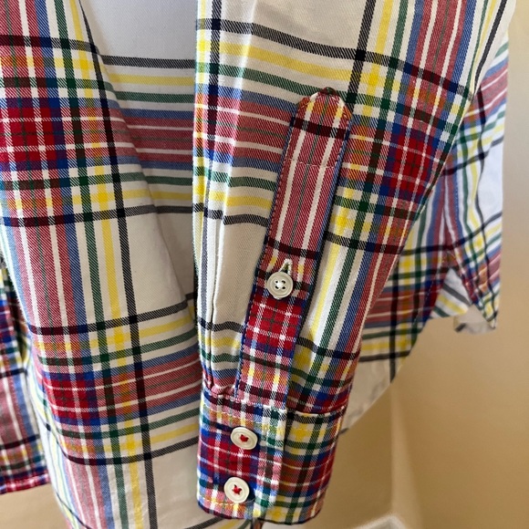 Talbots Plaid Button Down Shirt - Picture 4 of 7